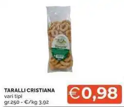 Mercatò Taralli CRISTIANA offerta