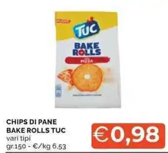 Mercatò Chips di pane bake rolls TUC offerta