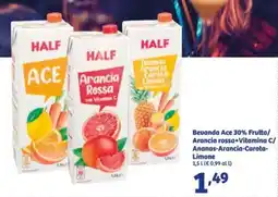 In'S Mercato Bevanda Ace 30% Frutta/ Arancia rossa+Vitamina C/ Ananas-Arancia-Carota-Limone offerta