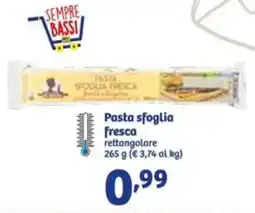 In'S Mercato Pasta sfoglia fresca rettangolare offerta