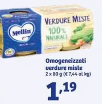 In'S Mercato Omogeneizzati verdure miste offerta