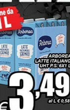 DEM Latte parzialmente scremato offerta