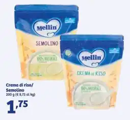 In'S Mercato Mellin Crema di riso/ Semolino offerta