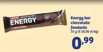 In'S Mercato Energy bar cioccolato fondente offerta