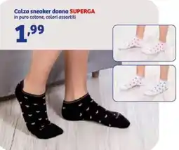 In'S Mercato Calza sneaker donna SUPERGA offerta