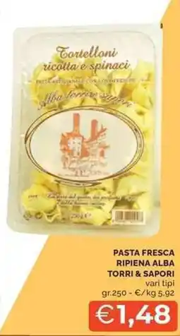 Mercatò Pasta fresca ripiena alba torri & sapori offerta