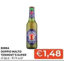 Mercatò Birra doppio malto TENNENT'S SUPER offerta