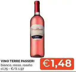 Mercatò VINO TERRE PASSERI bianco, rosso, rosato offerta