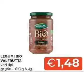 Mercatò Legumi bio VALFRUTTA offerta