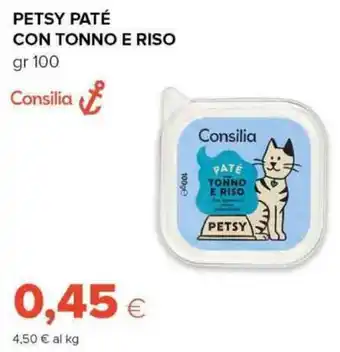 Tigre Petsy paté con tonno e riso offerta