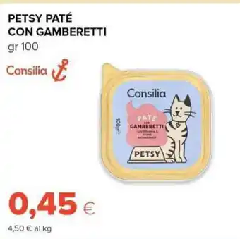 Tigre Petsy paté con gamberetti offerta