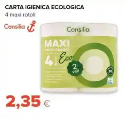 Tigre Carta igienica ecologica 4 maxi rotoli offerta