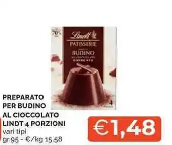 Mercatò Preparato per budino al cioccolato LINDT offerta