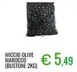 Sugros Miccio olive marocco (bustone 2kg) offerta