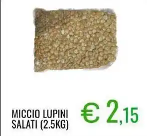 Sugros Miccio lupini salati offerta