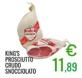 Sugros King's prosciutto crudo snocciolato offerta