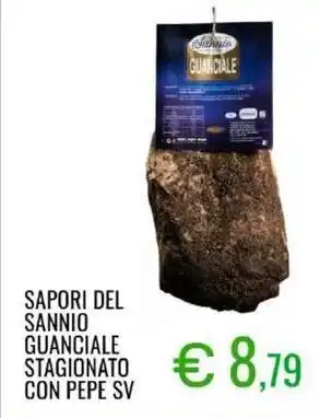 Sugros Sapori del sannio guanciale con pepe sv offerta