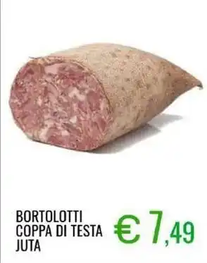 Sugros Bortolotti coppa di testa juta offerta