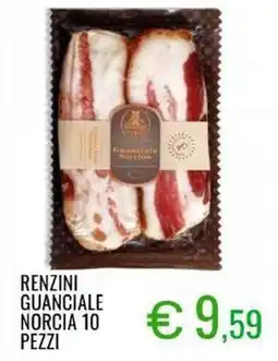 Sugros Renzini guanciale norcia 10 pezzi offerta