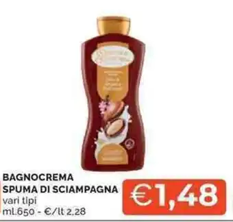 Mercatò Bagnocrema SPUMA DI SCIAMPAGNA offerta