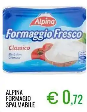 Sugros Alpina formagio spalmabile offerta