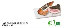 Sugros Lanzi guanciale solo pepe di norcia al kg offerta