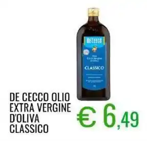 Sugros De cecco olio extra vergine d'oliva classico offerta