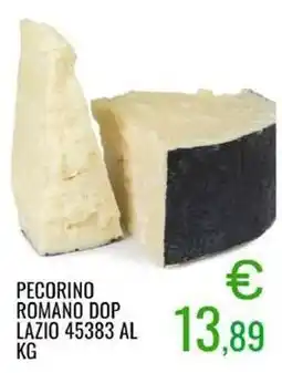 Sugros Pecorino romano dop lazio 45383 al kg offerta