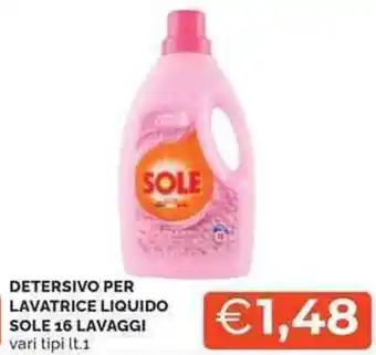 Mercatò Detersivo per lavatrice liquido SOLE offerta