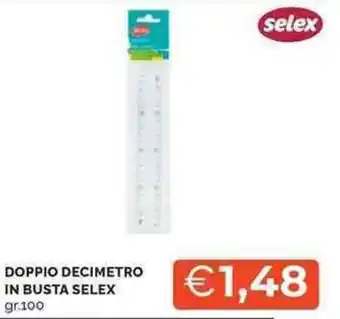 Mercatò Doppio decimetro in busta SELEX offerta