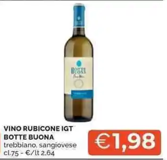 Mercatò Vino rubicone igt BOTTE BUONA offerta