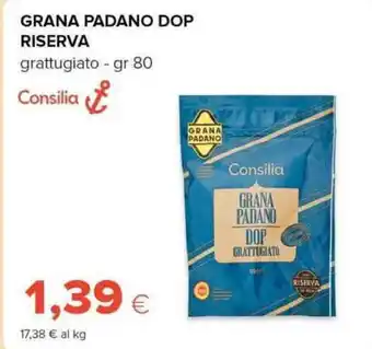 Tigre Grana padano dop riserva grattugiato offerta