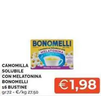 Mercatò Camomilla solubile con melatonina BONOMELLI offerta