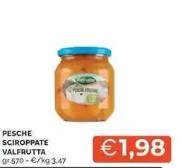 Mercatò Pesche sciroppate VALFRUTTA offerta