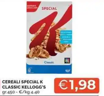 Mercatò Cereali special k classic KELLOGG'S offerta