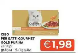 Mercatò Cibo per gatti gourmet gold PURINA offerta