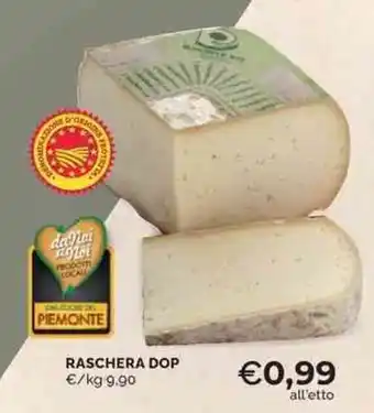 Mercatò Raschera dop offerta