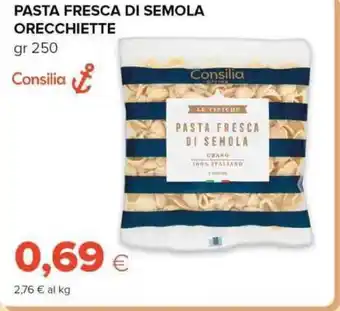 Tigre Pasta fresca di semola orecchiette offerta