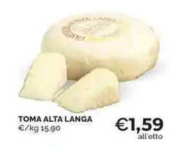 Mercatò Toma alta langa offerta