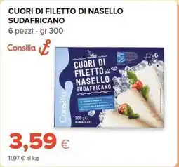 Tigre Cuori di filetto di nasello sudafricano 6 pezzi - offerta