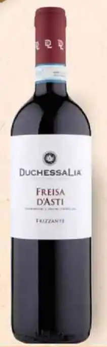 Mercatò Freisa d'asti doc frizzante DUCHESSA LIA offerta