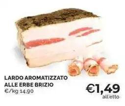 Mercatò Lardo aromatizzato alle erbe brizio offerta