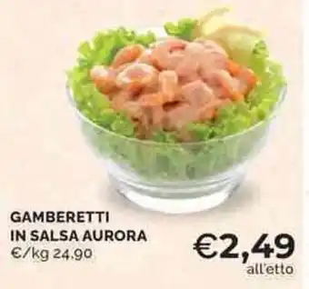 Mercatò Gamberetti in salsa aurora offerta