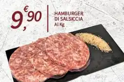 SpeSì Hamburger di salsiccia al kg offerta