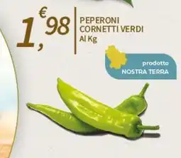 SpeSì Peperoni cornetti verdi offerta