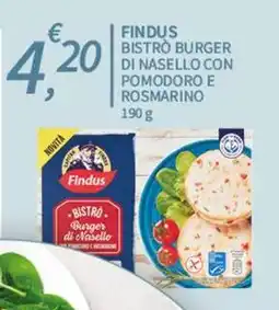 SpeSì Findus bistro burger di nasello con pomodoro e rosmarino offerta