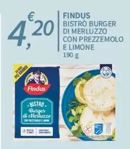 SpeSì Findus bistro burger di merluzzo con prezzemolo e limone offerta