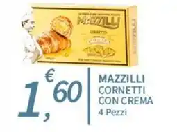 SpeSì Mazzilli cornetti con crema 4 pezzi offerta