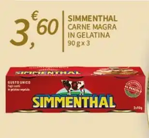 SpeSì Simmenthal carne magra in gelatina offerta