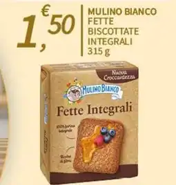 SpeSì Mulino bianco fette biscottate integrali offerta